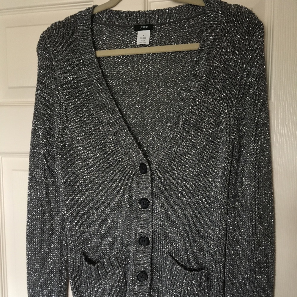 JCrew Cardigan 5 Button Sweater Size Med